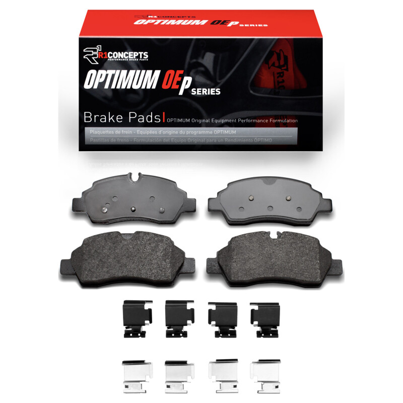 Ford Transit-350 HD/DRW Brake Pads - Rear - R1 Concepts - R1 Optimum OE - `15-`19 Ford Transit-350 HD/DRW Brake Pads - Rear - R1 Concepts - R1 Optimum OE - `15-`19